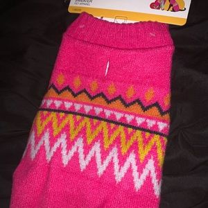 Small / medium pink Puppy sweater